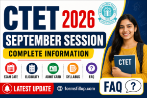 CTET 2026 SEPTEMBER SESSION