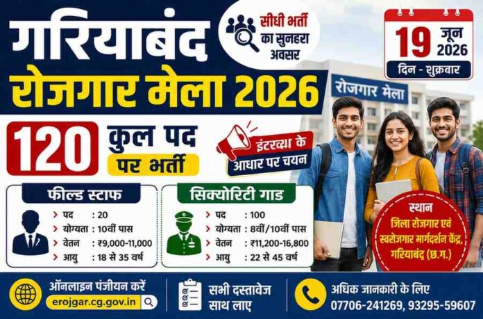 Gariband Rojgar Mela 2026
