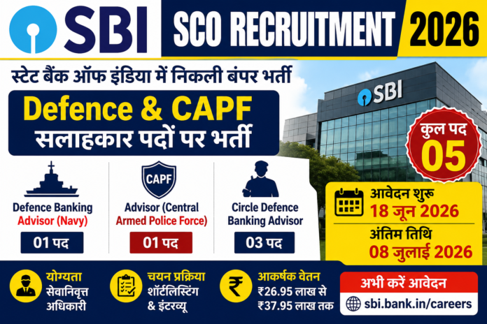 SBI sco recruitment 2026