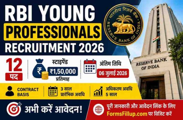 RBI Young Professionals Recruitment 2026