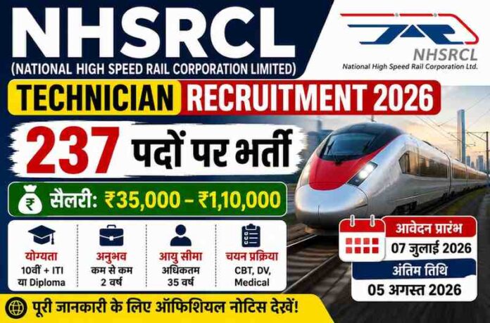 NHSRCL Technician Recruitment 2026