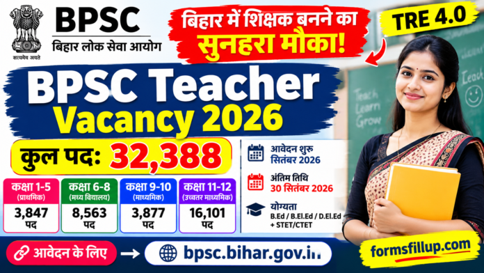 BPSC Teacher Vacancy 2026
